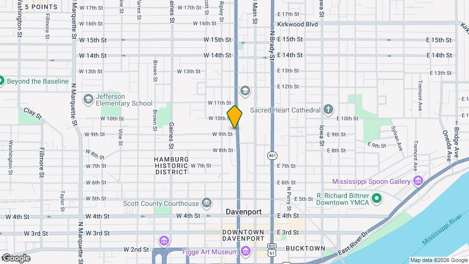 902 N Harrison St Map and Location Details