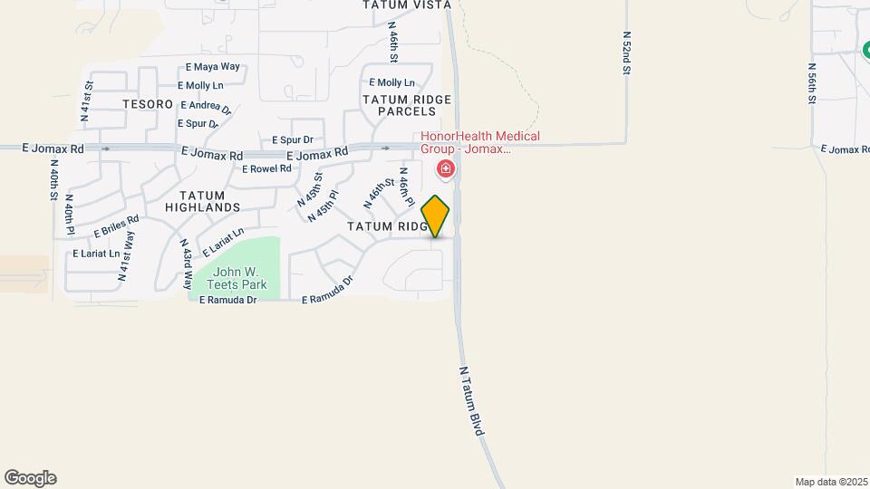 4722 E Chisum Trail Map and Location Details