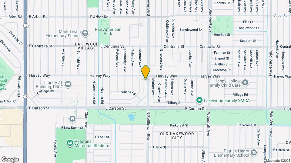 4245 N Bellflower Blvd Map and Location Details