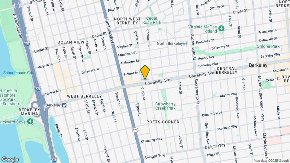 1207-1233 University Ave Mapa y Detalles de la Ubicación