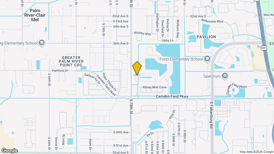 8110 Canterbury Lake Blvd Map and Location Details