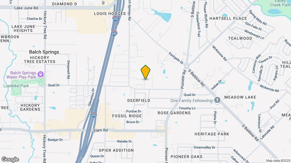 3210 Balch Springs Rd Mapa y Detalles de la Ubicación