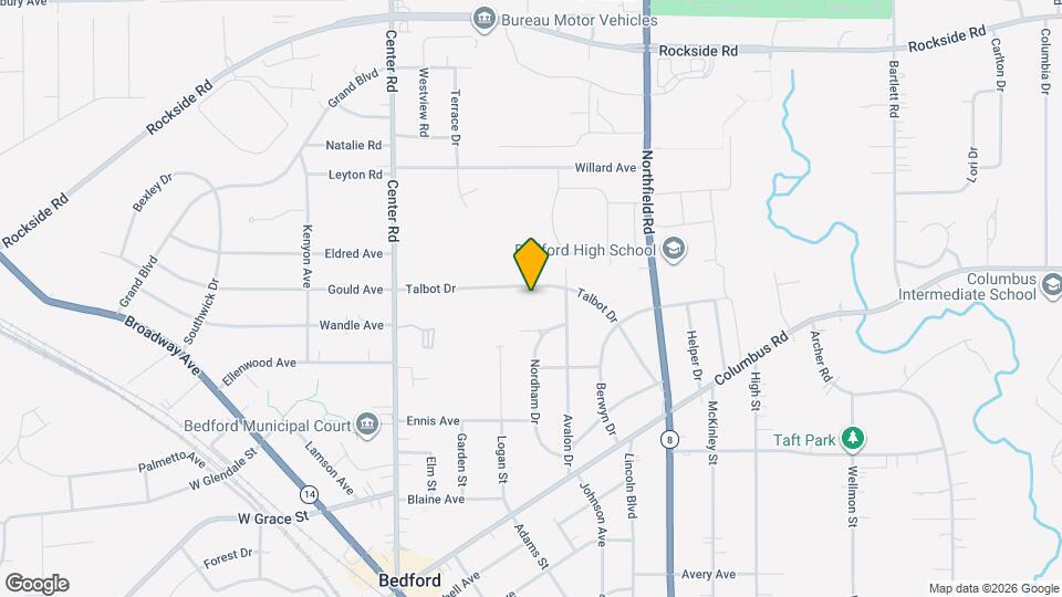 160 Talbot Dr Map and Location Details