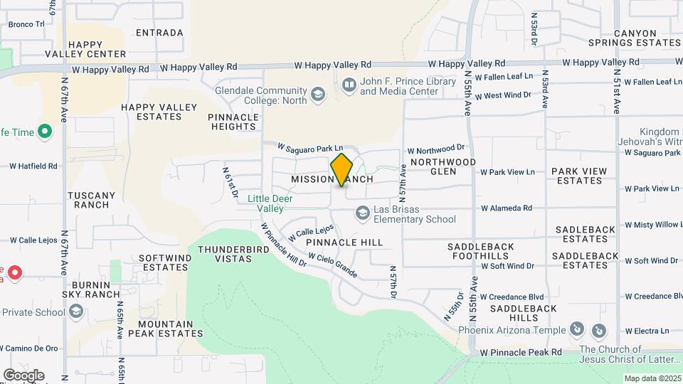 24212 N 58th Ln Map and Location Details