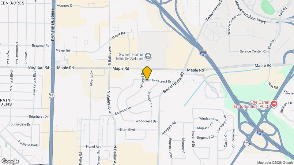 347 Homecrest Dr Map and Location Details