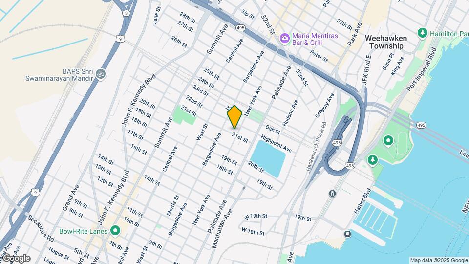 402 21st St Map and Location Details