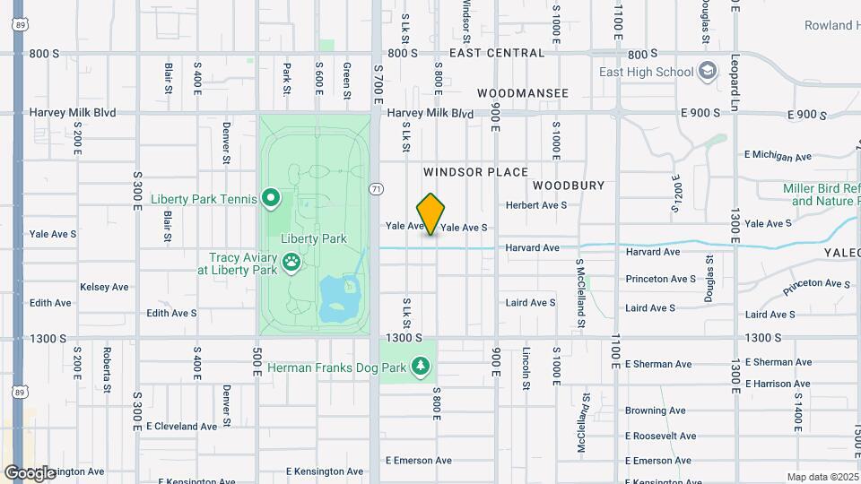 1102 S 800 E Map and Location Details