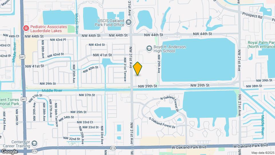 3930 NW 30th Ter Map and Location Details