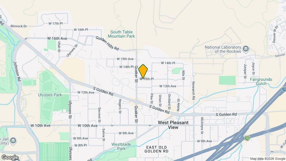 16338 W 13th Pl Map and Location Details