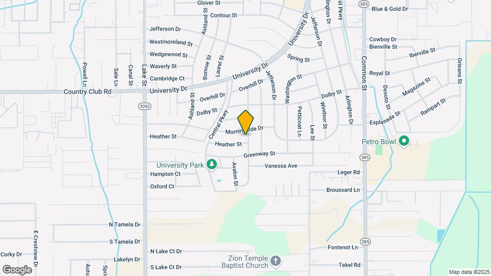 308 Crestwood St Mapa y Detalles de la Ubicación