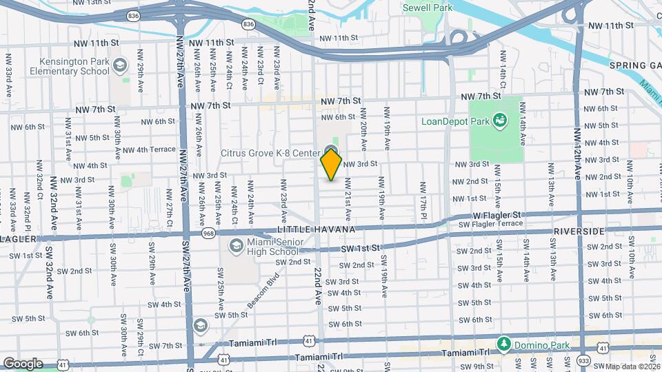 2151 NW 1st Terrace Map and Location Details