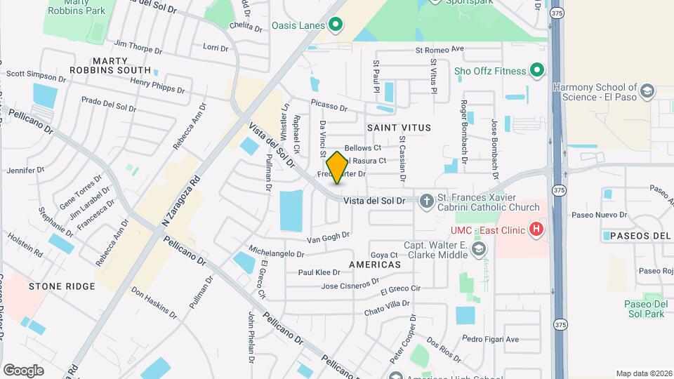 1605 Cezanne Cir Map and Location Details