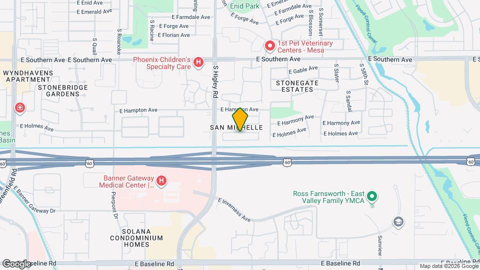 5313 E Hilton Ave Map and Location Details