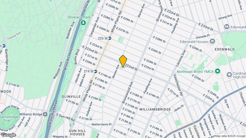 823 E 221 St Map and Location Details