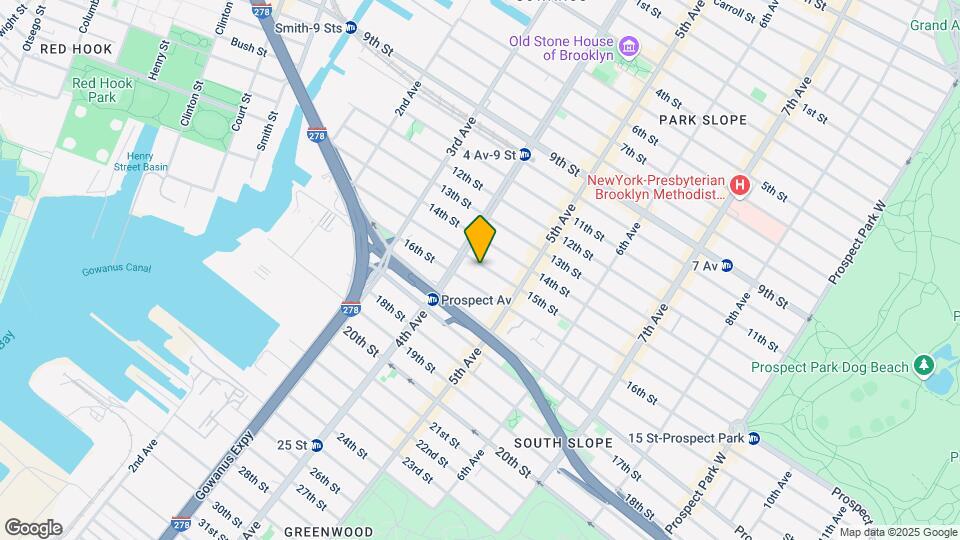 168 15th St Map and Location Details