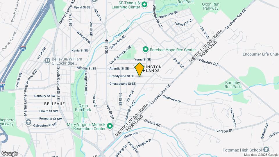 709 Brandywine St SE Map and Location Details