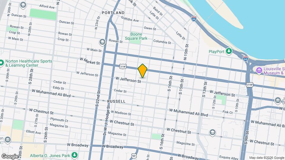 1813-1817 W Jefferson St Map and Location Details