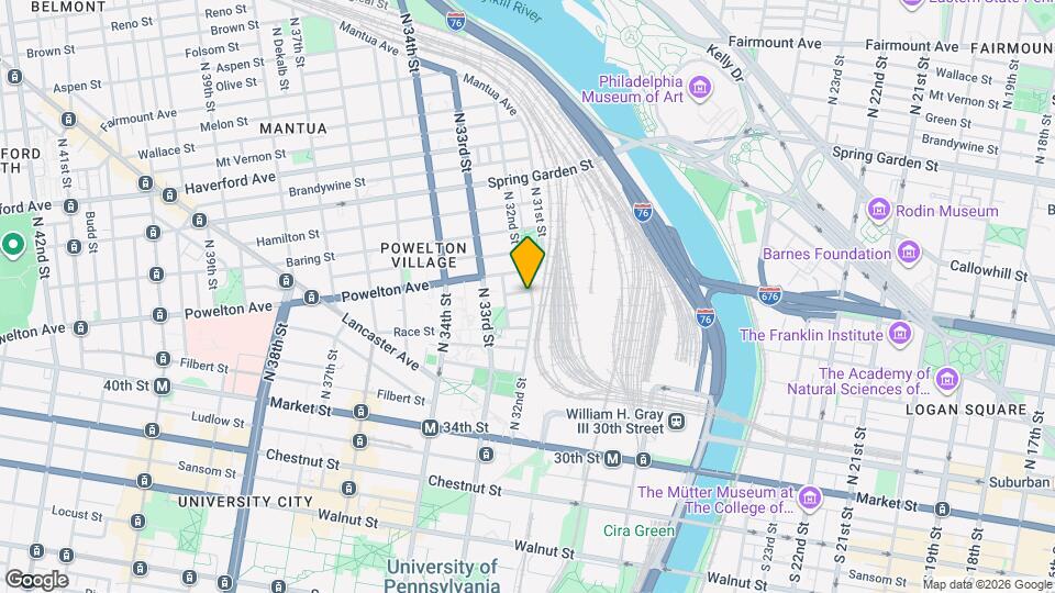 256 N 32nd St, Unit #1 Mapa y Detalles de la Ubicación