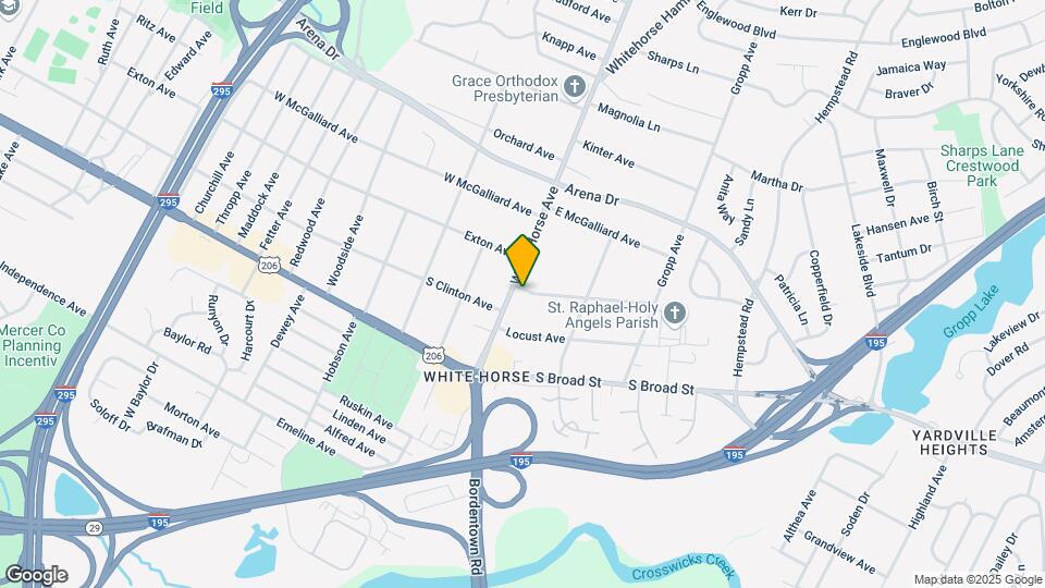 125 White Horse Ave, Unit B Map and Location Details