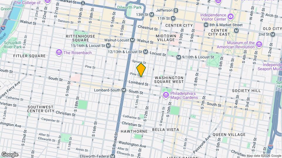 1238 Waverly St Map and Location Details