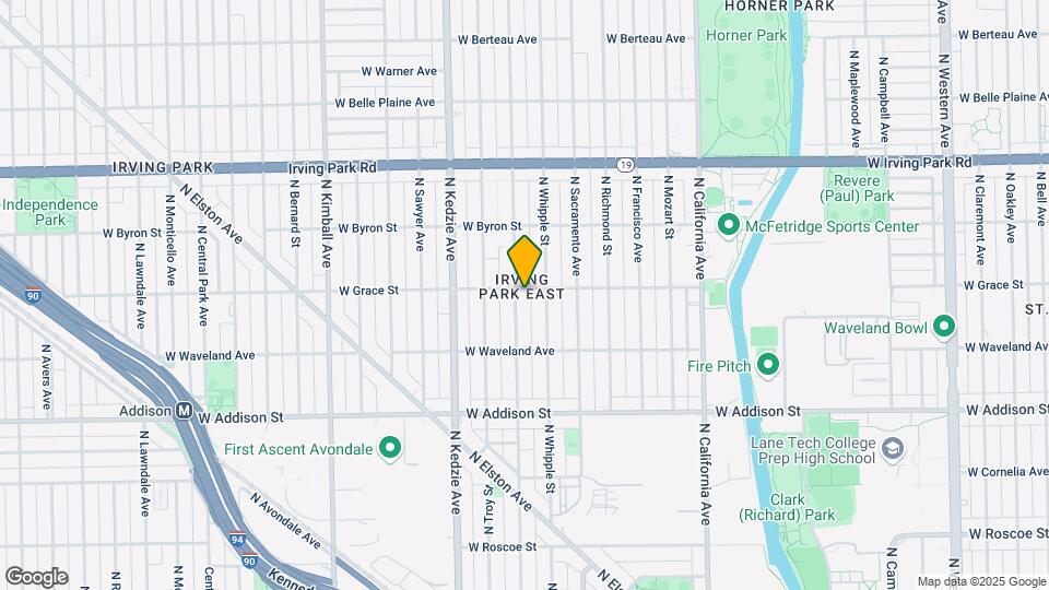 3049 W Grace St Mapa y Detalles de la Ubicación