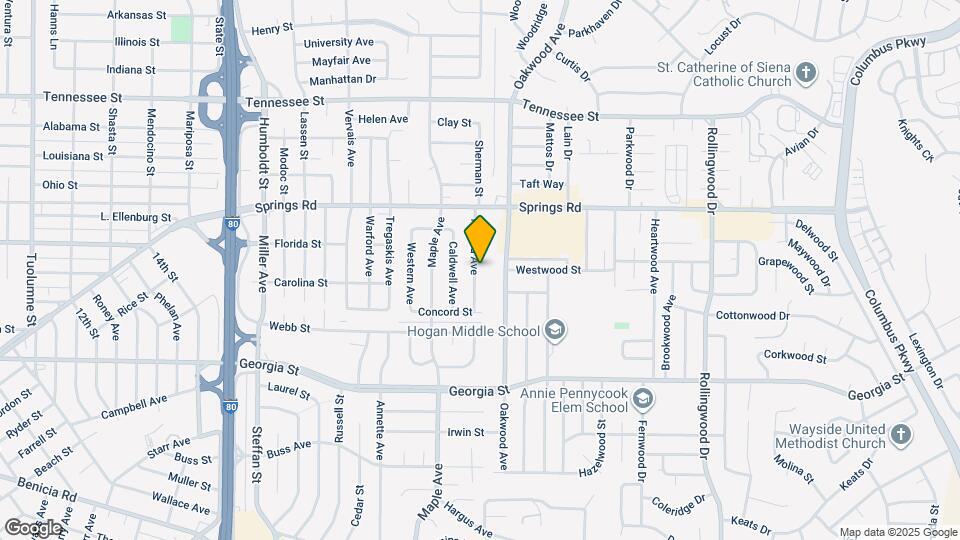 1038 Thelma Ave Map and Location Details