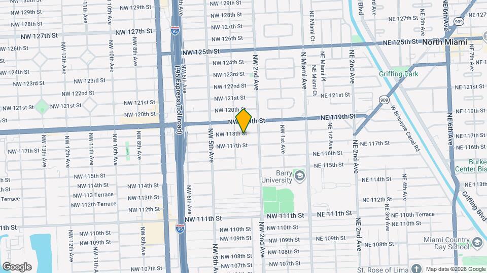 250 NW 118th St Map and Location Details