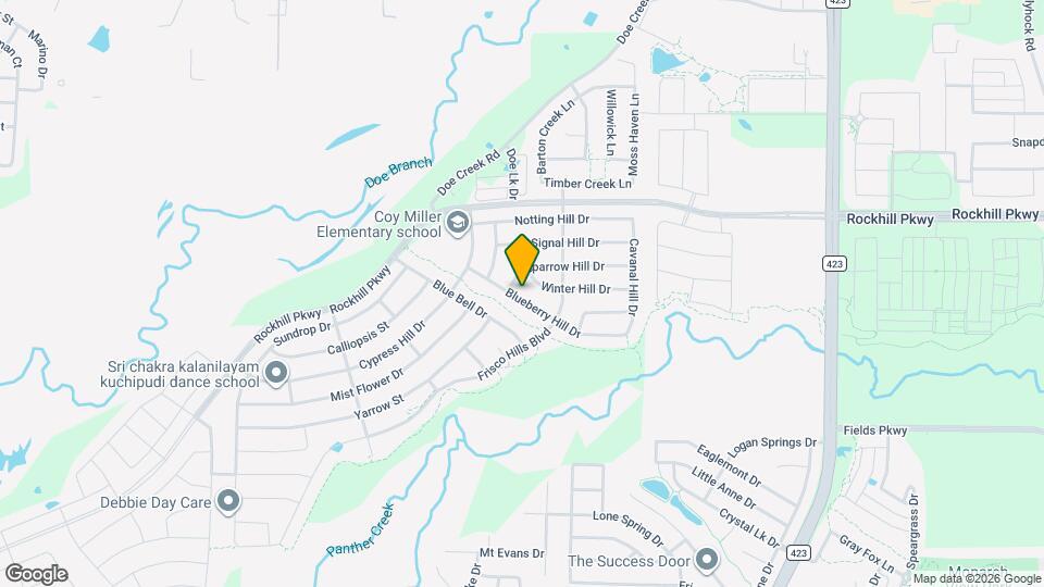13909 Blueberry Hill Dr Map and Location Details