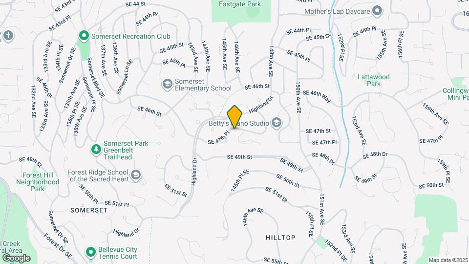 14503 SE 47th Pl Map and Location Details