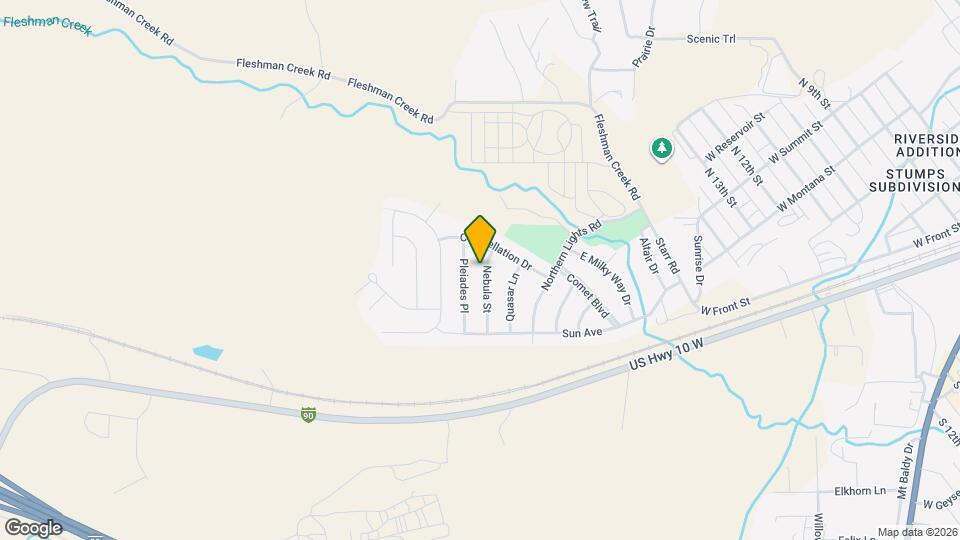 807 Nebula St Map and Location Details