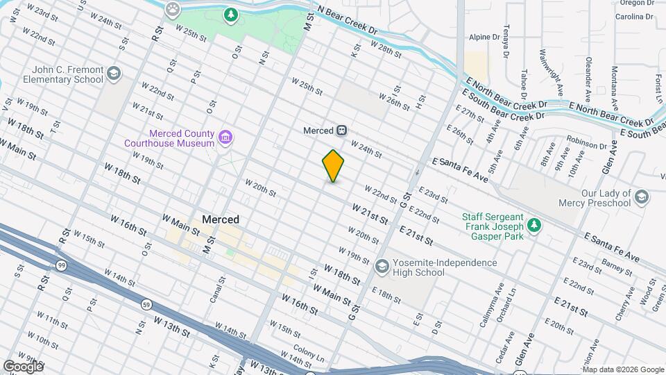 245 W 21st St Map and Location Details