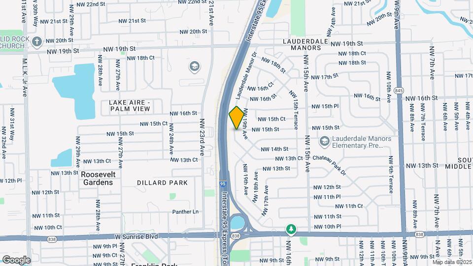 1773 Lauderdale Manor Dr Map and Location Details