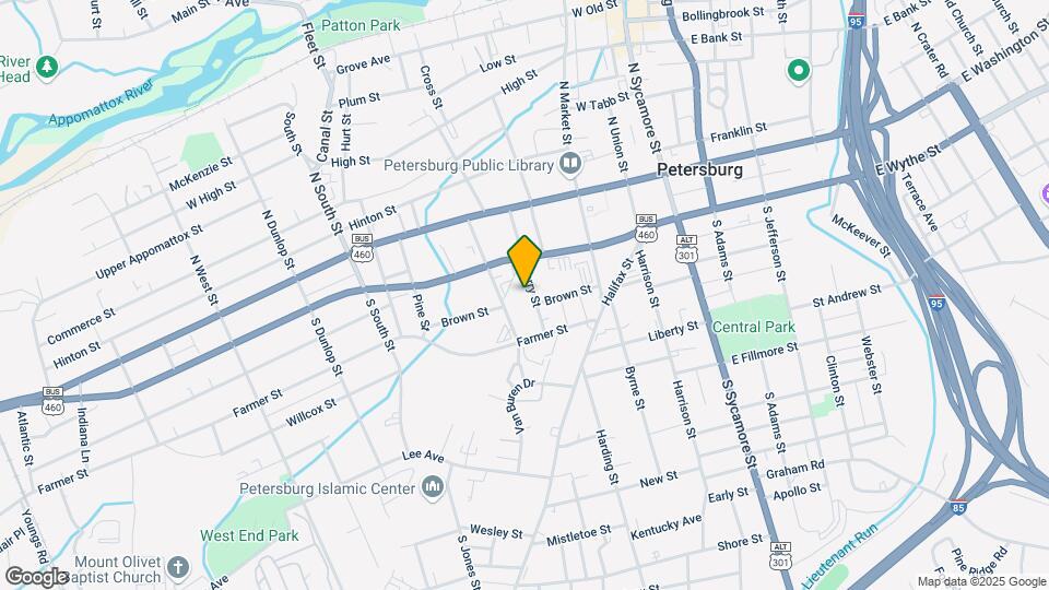 Petersburg ArtistSpace Lofts Mapa y Detalles de la Ubicación