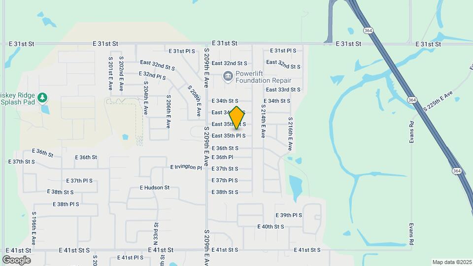 20957 East 35th Pl S Map and Location Details