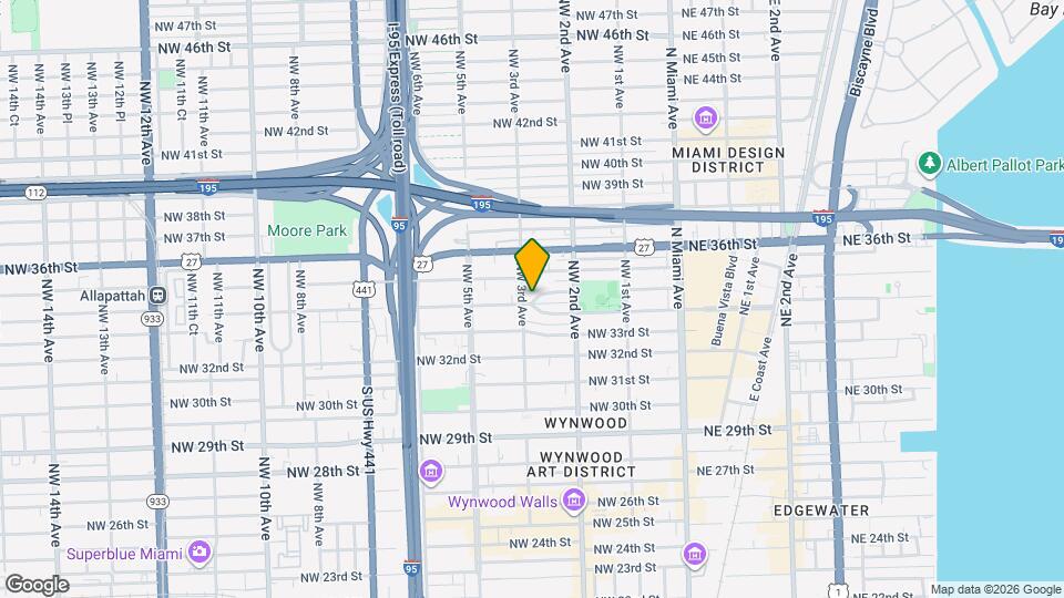 289 NW 34th Terrace Map and Location Details