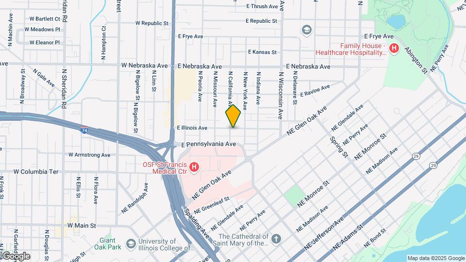 510 E Illinois Ave Map and Location Details