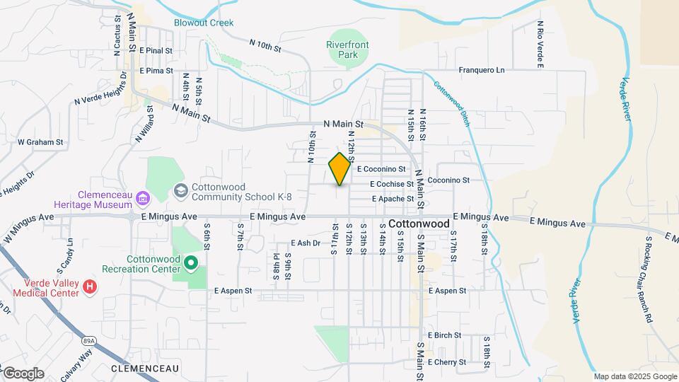 1111 E Cochise St Map and Location Details