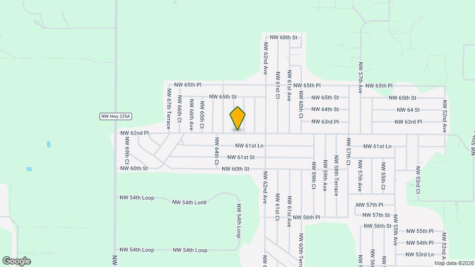 6374 NW 62nd Pl Map and Location Details