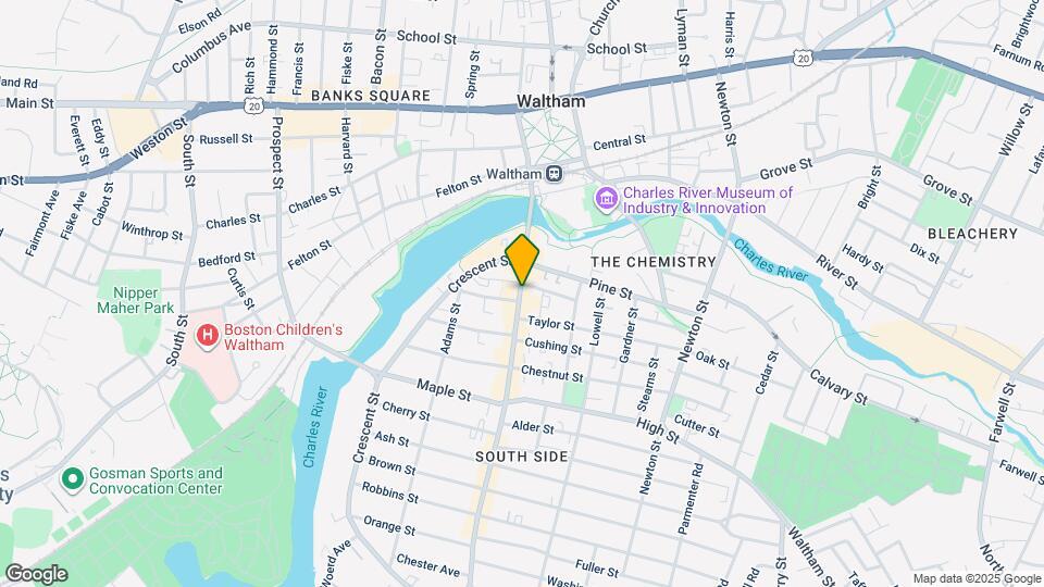 308 Moody St Map and Location Details