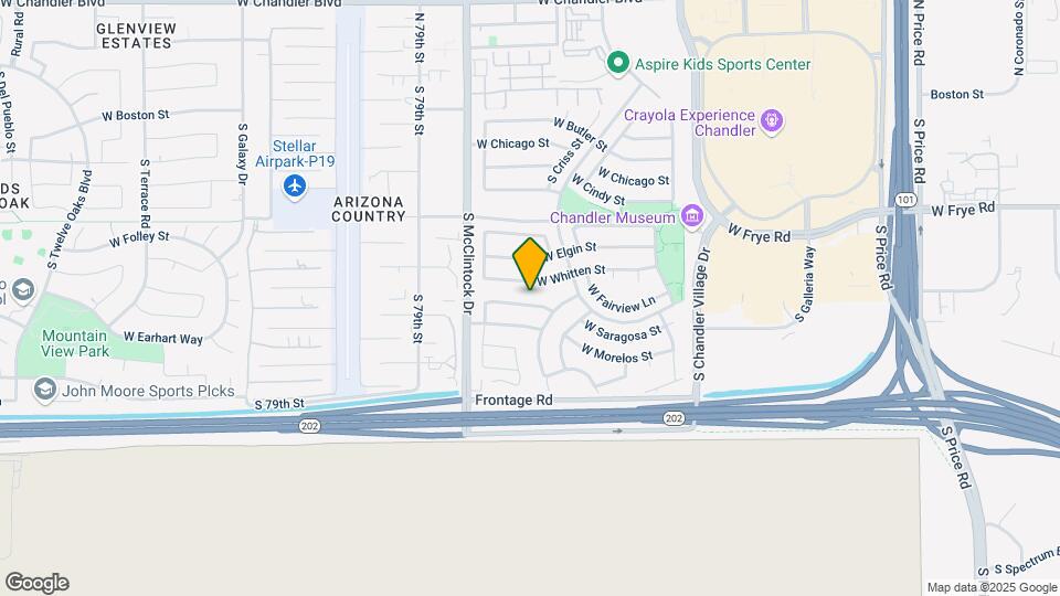3920 W Saragosa St Map and Location Details