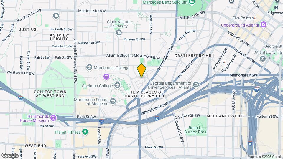 Village of Castleberry Hill Map and Location Details