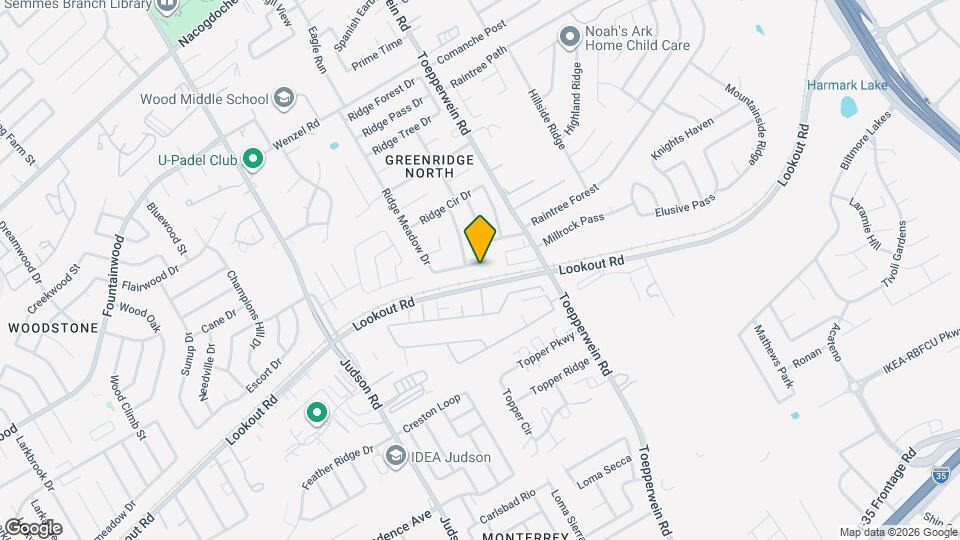 6510 Ridge Creek Dr Map and Location Details