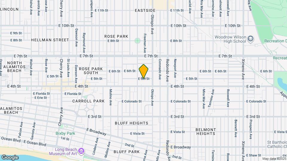 3032 E 5th St Map and Location Details