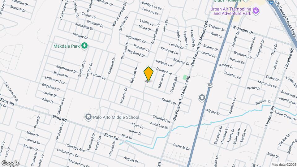 1818 Janis Dr Map and Location Details