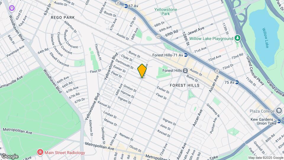 6407 Exeter St Map and Location Details