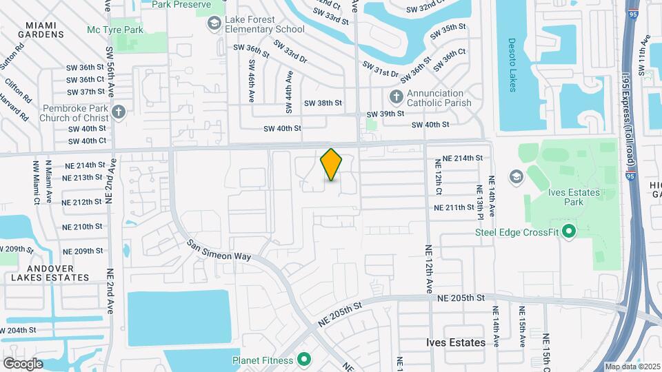 21255 NE 8th Pl Map and Location Details
