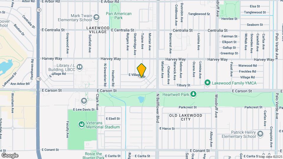 5349 E Greenmeadow Rd Map and Location Details