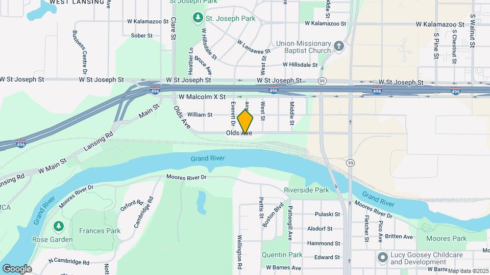 1807 Olds Ave Map and Location Details
