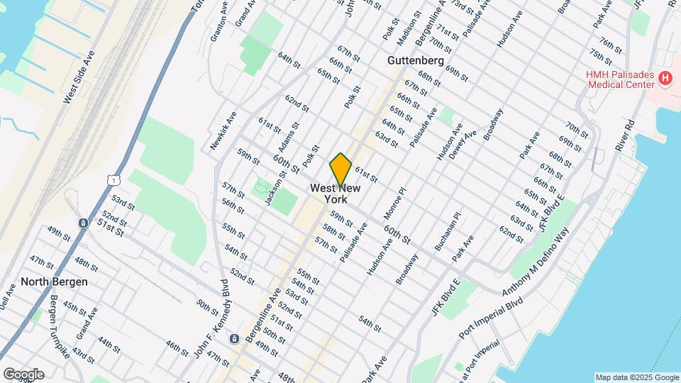 6006 Bergenline Ave Mapa y Detalles de la Ubicación