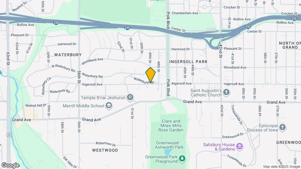 4844 Ingersoll Ave Map and Location Details